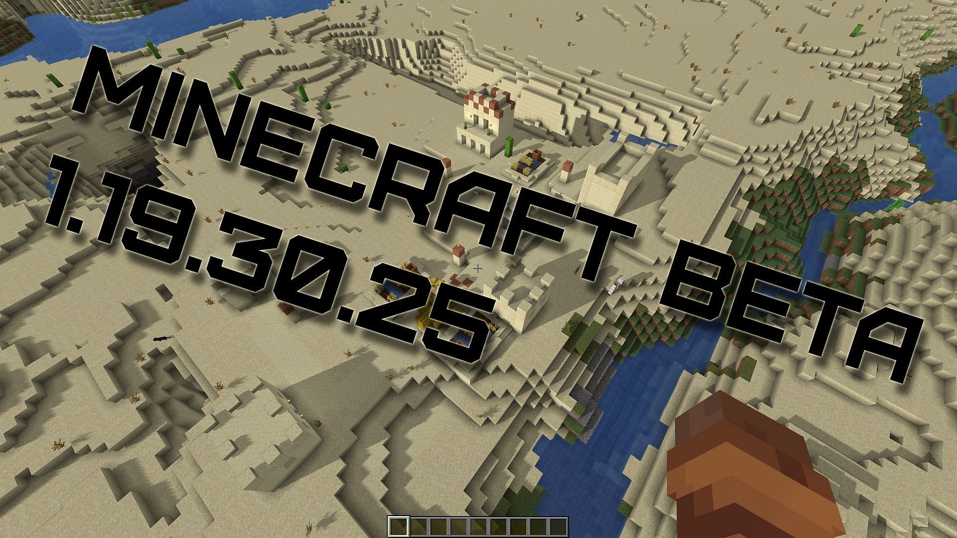 1.19.30.25 is the most recent beta version available on Bedrock (Image via Minecraft)