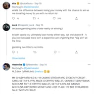 Fan's reaction to the streamer's tweet (Image via Twitter)