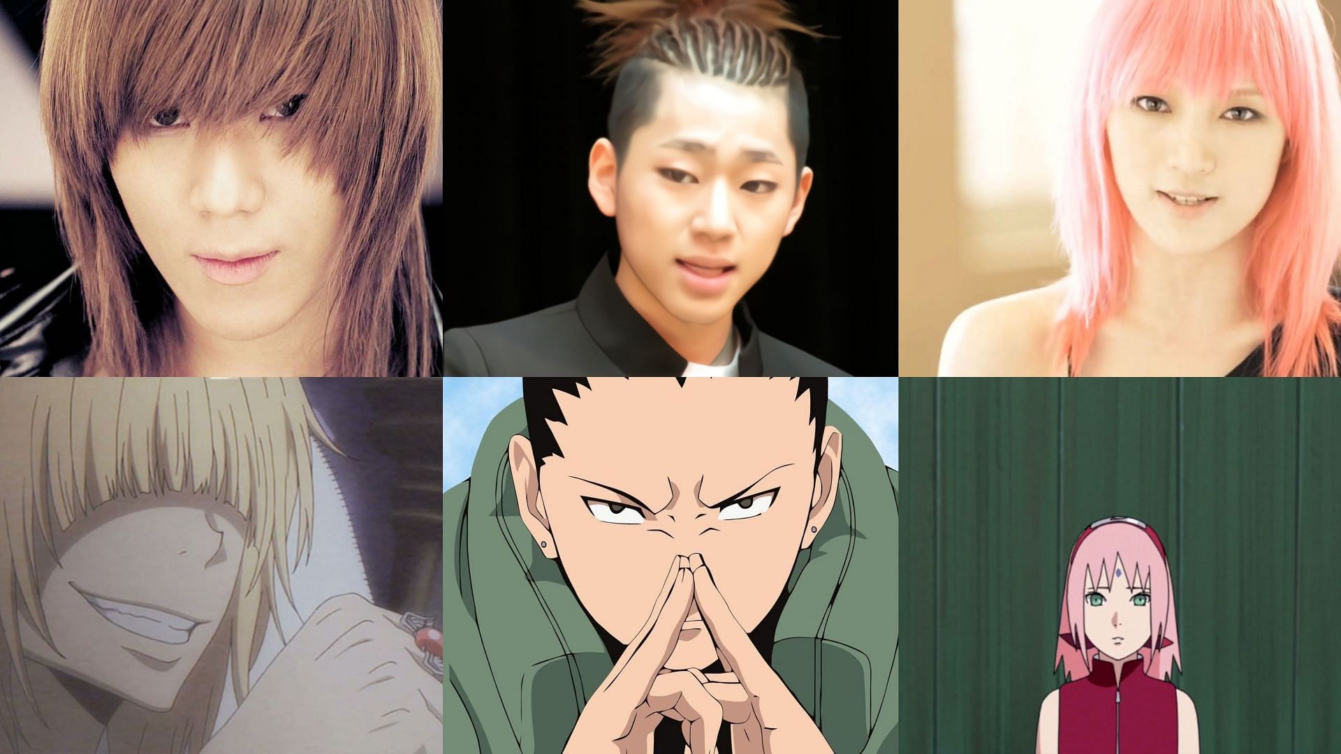 K-Pop Idols and the characters they look alike (Image via Sportskeeda)