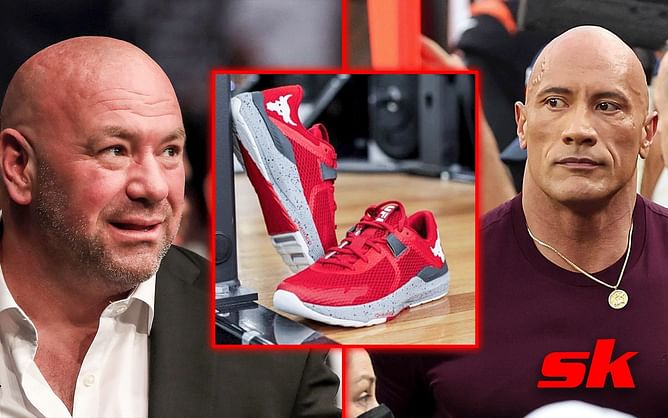 "Slavemaster Dana strikes again!" - Fans react to UFC fighters making no money from 'The Rock' Dwayne Johnson's new shoe sponsorship