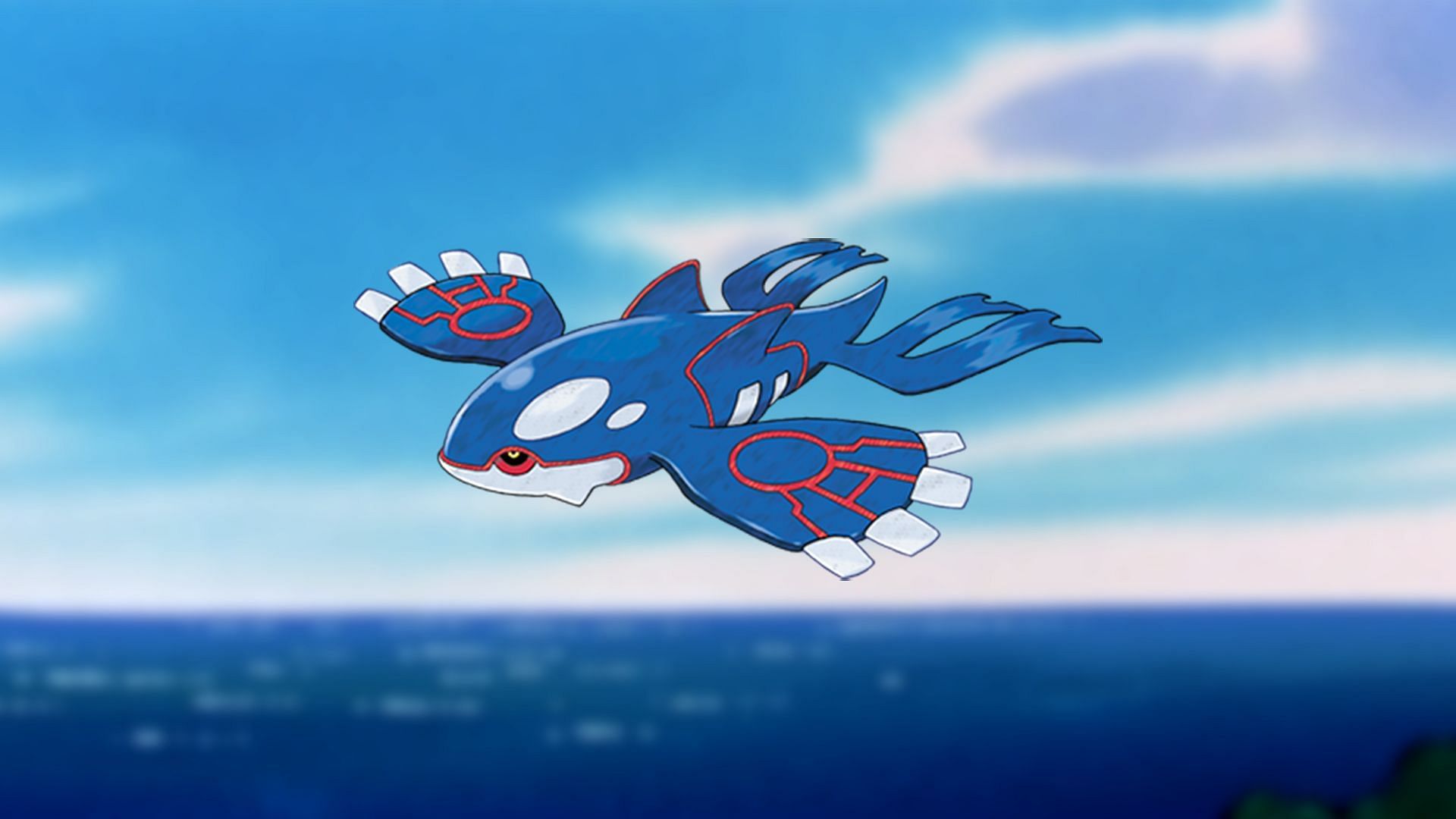 Kyogre as it appears in the anime (Image via The Pokemon Company)