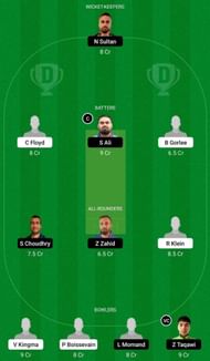 NED-XI vs SWE Dream11 Prediction Team, Match 10, Grand League