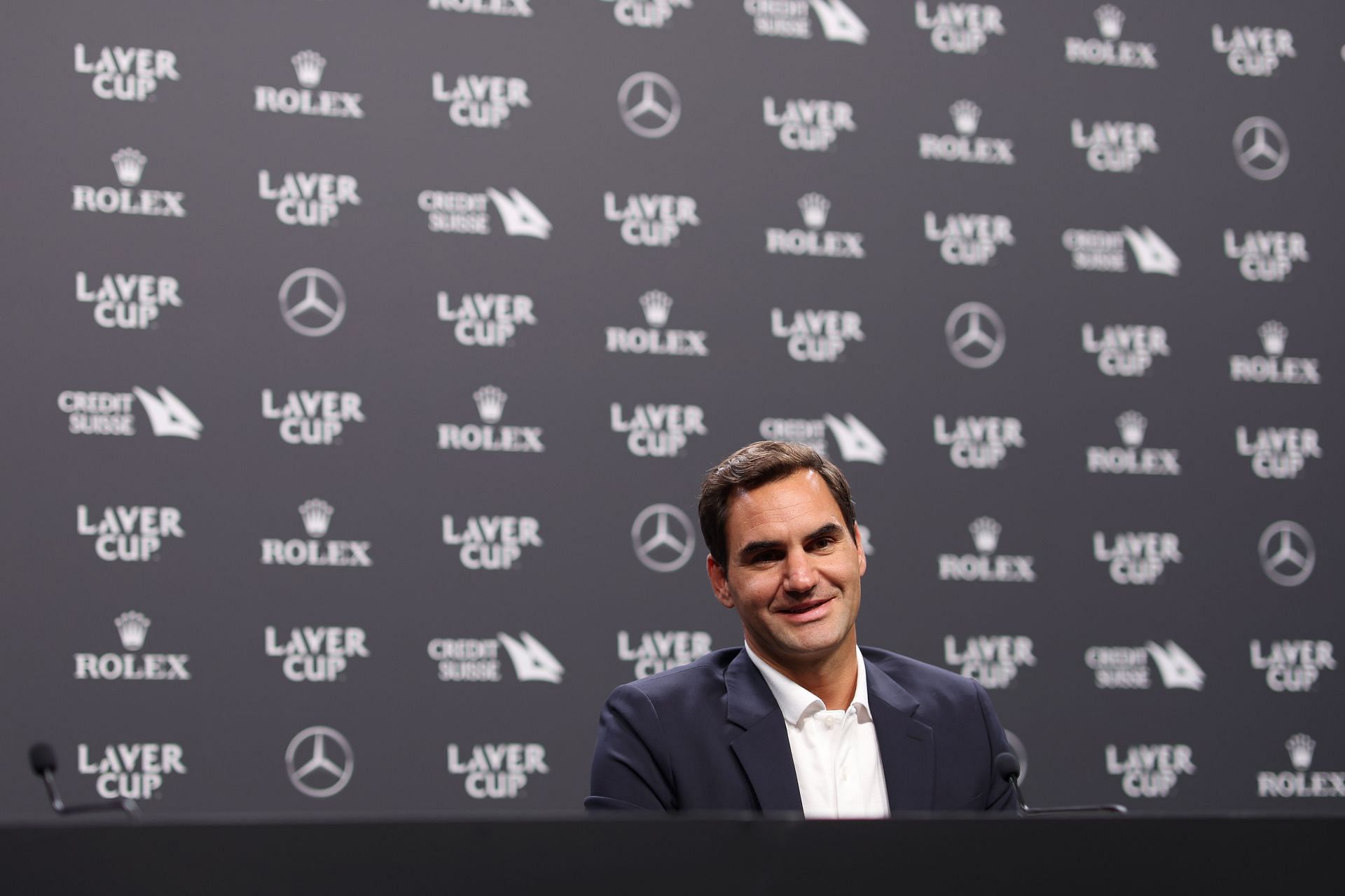Roger Federer spoke at a press conference ahead of the 2022 Laver Cup.