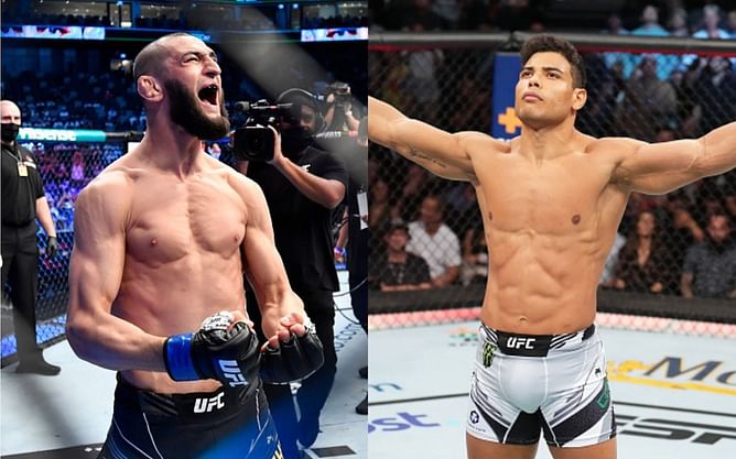 "Costa popping for PED’s and Khamzat missing weight" - Hilarious responses pour in as Dan Hardy asks fans to predict potential Paulo Costa vs. Khamzat Chimaev clash