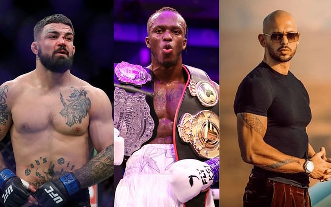 "He would beat tf outta u" - Fans hilariously react to Mike Perry calling out Andrew Tate and KSI