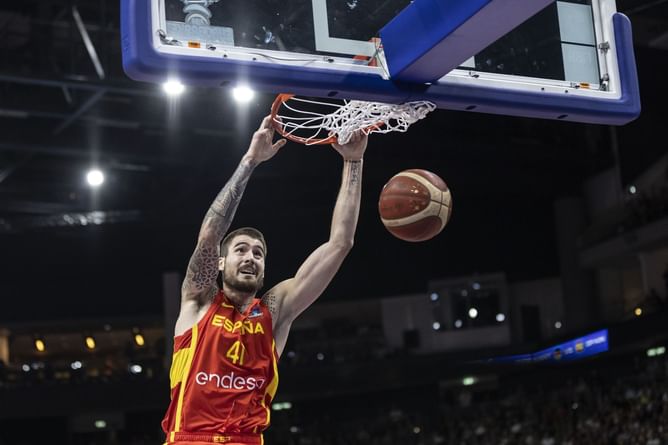 “Juancho Hernangomez is nowhere to be seen … That's Bo f**king Cruz”, “Celtics will use Brown and a couple of picks to trade him” - Fans go into a frenzy as ‘Hustle’ star bags EuroBasket Finals MVP