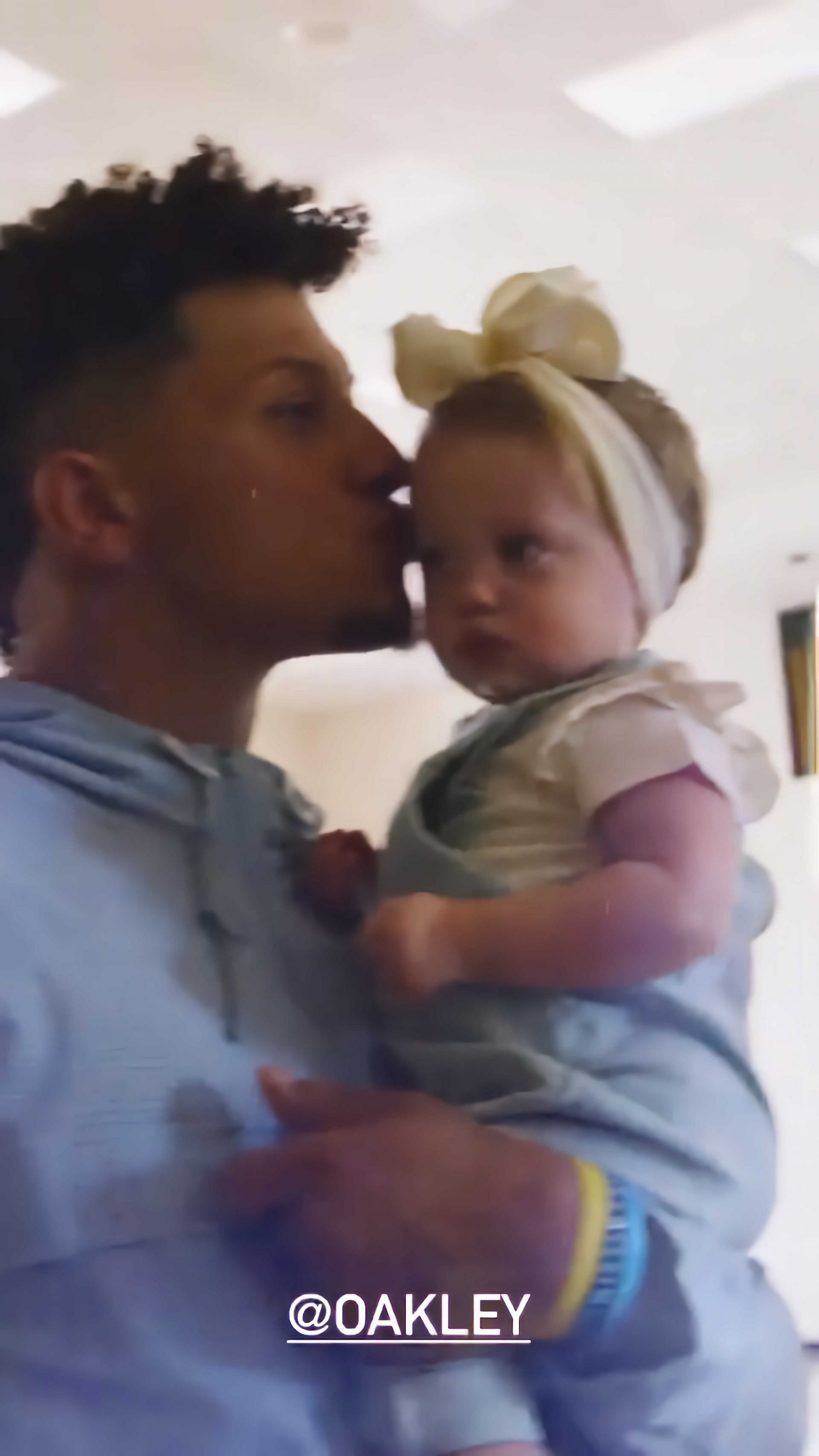 Patrick Mahomes stars in Oakley ad with daughter Sterling