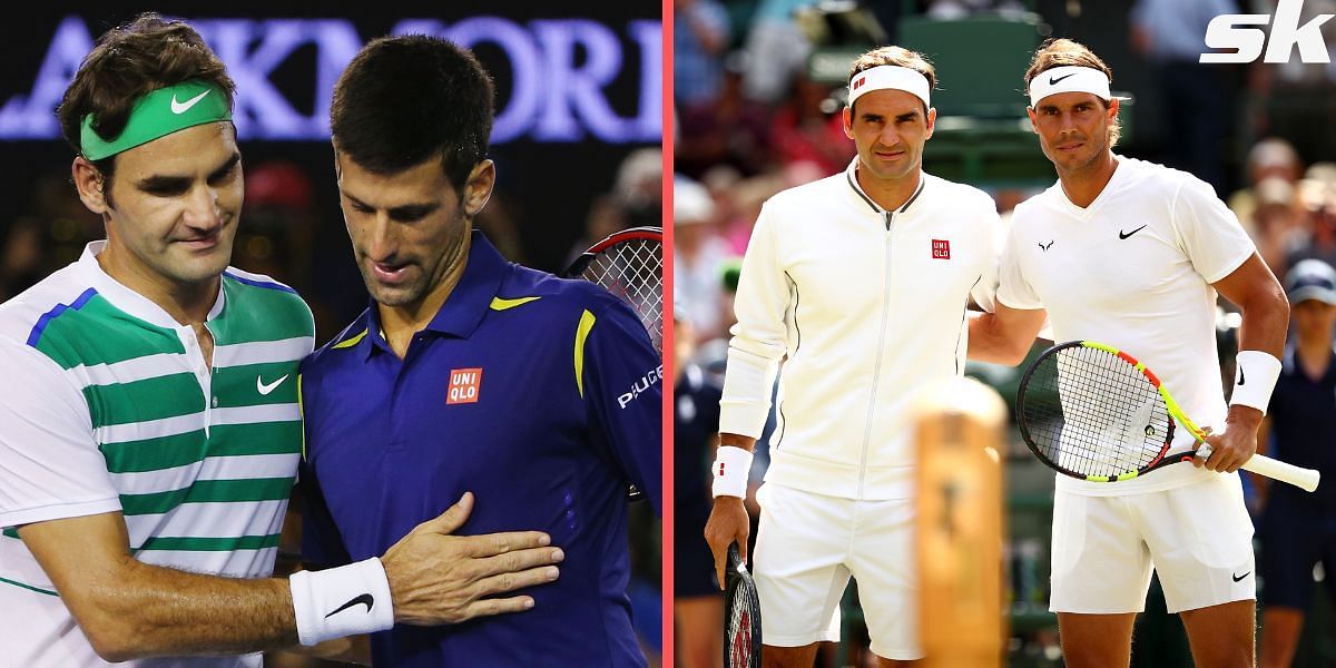 Roger Federer enjoyed a storied rivalry with Rafael Nadal and Novak Djokovic.