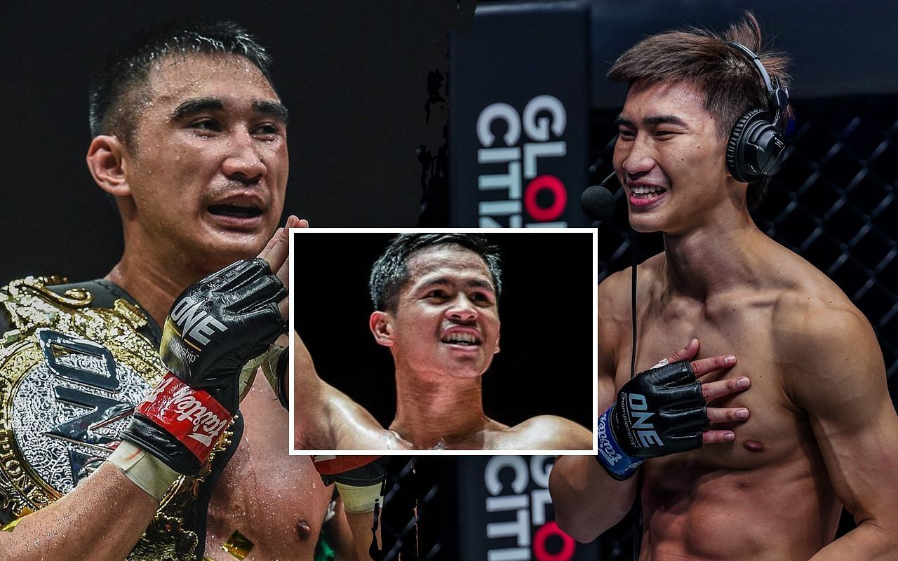 Petchmorakot (left), Superbon (middle), and Tawanchai (right) [Photo Credits: ONE Championship]