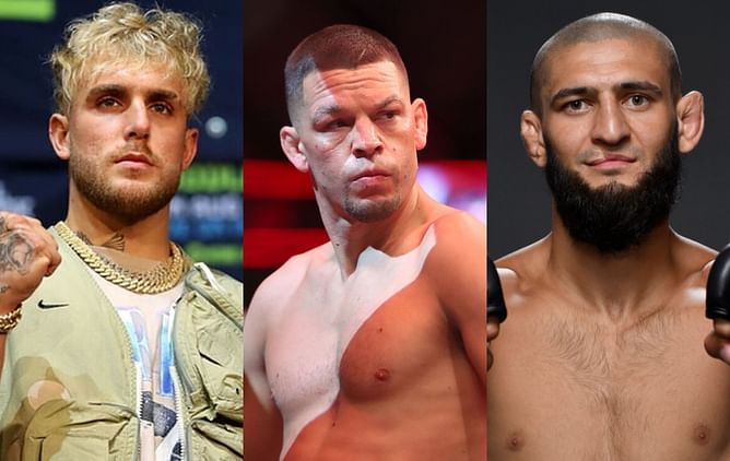 "We get you’re trying to hype y’all future fight"- Jake Paul gets roasted for saying that Nate Diaz would have "slapped the s**t" out of Khamzat Chimaev at UFC 279