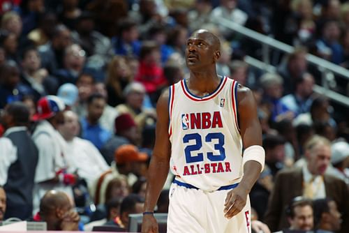 Michael Jordan at the 2003 All-Star Game