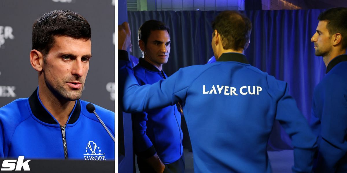 Novak Djokovic on the Laver Cup