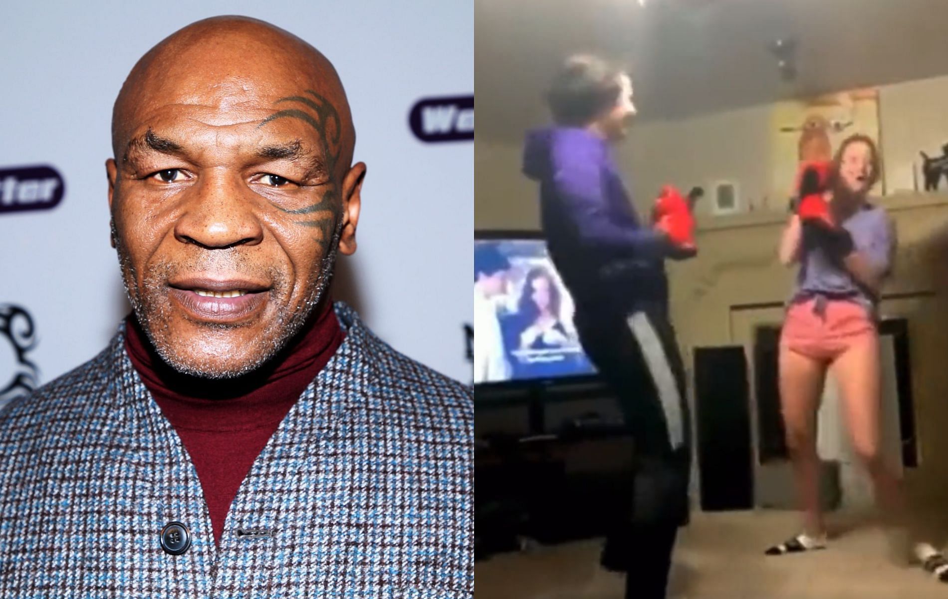 Mike Tyson compared to woman landing vicious punch