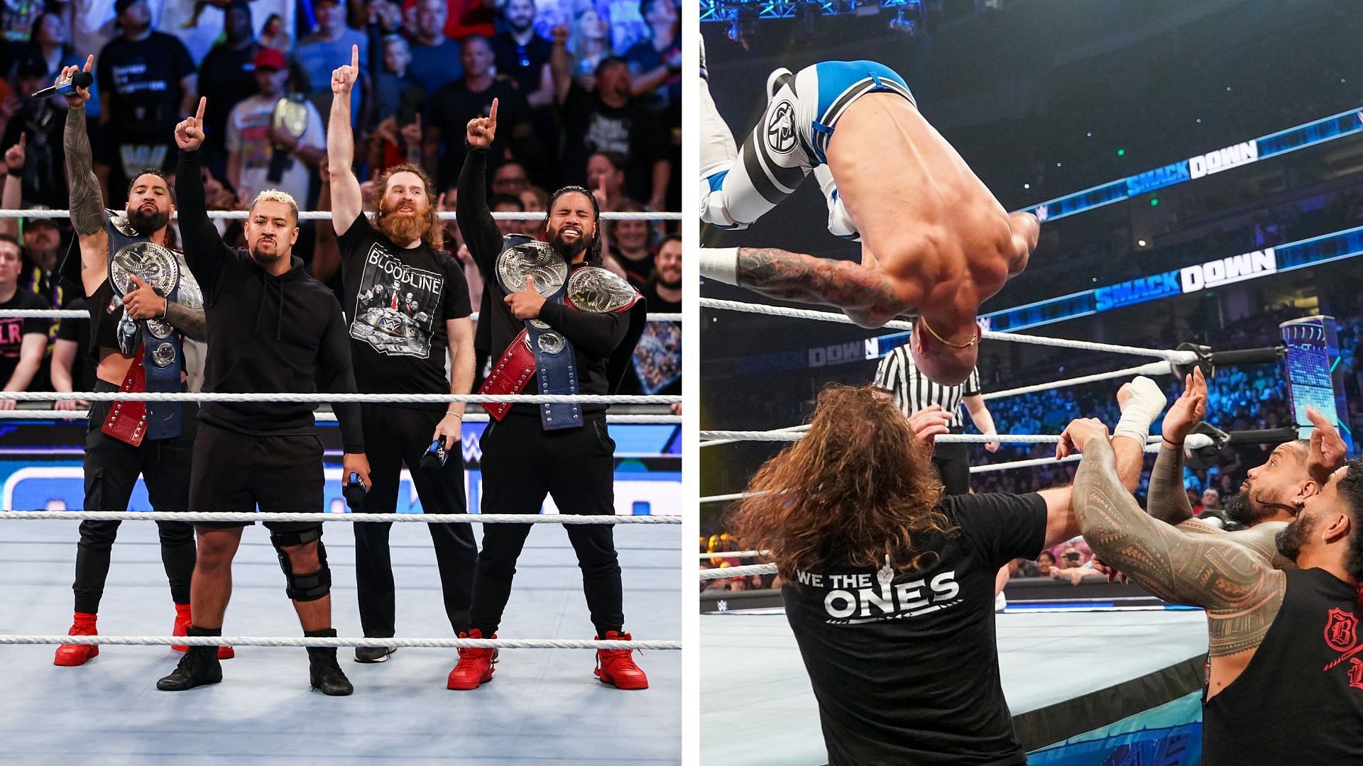 The Bloodline will take on Ricochet and Madcap Moss on WWE SmackDown