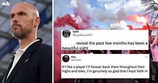 "Absolute monster" "Put some respect on his name" - Manchester United fans in awe of 23-year-old's 'revival' after his outstanding display against Leicester City