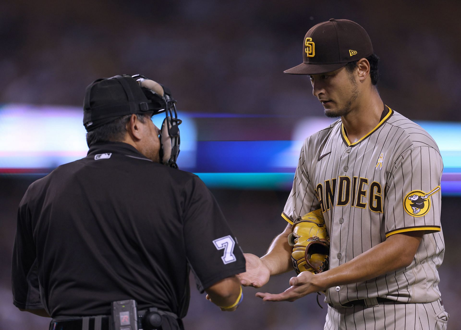 Padres' Yu Darvish on foreign substance checks: 'Touch my wherever