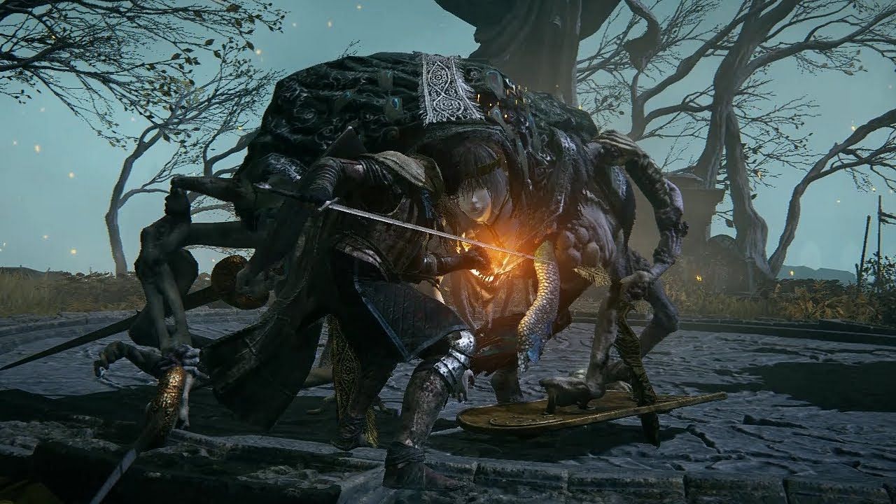Defeating the Grafted Scion gives an exclusive weapon for Elden Ring (Image via FromSoftware)