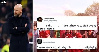 "Ten Hag is kinda dumb" "Are we just cursed?" - Manchester United fans lose their minds over 'absolutely disgusting' decision to start 25-year-old against Leicester