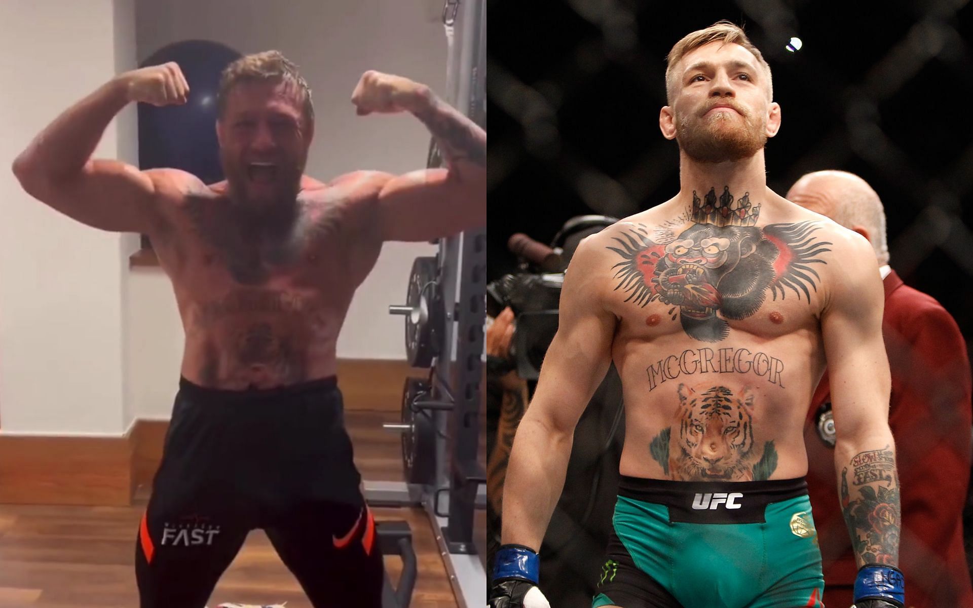 He'll gas out in 10 seconds instead of 20 - Fans ridicule Conor McGregor  after Irishman shows off incredibly bulked-up physique in recent video