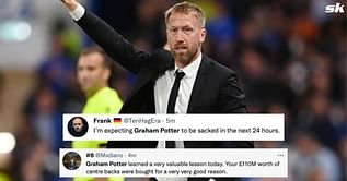 Twitter explodes as Chelsea are held to 1-1 draw in Graham Potter's first game as manager