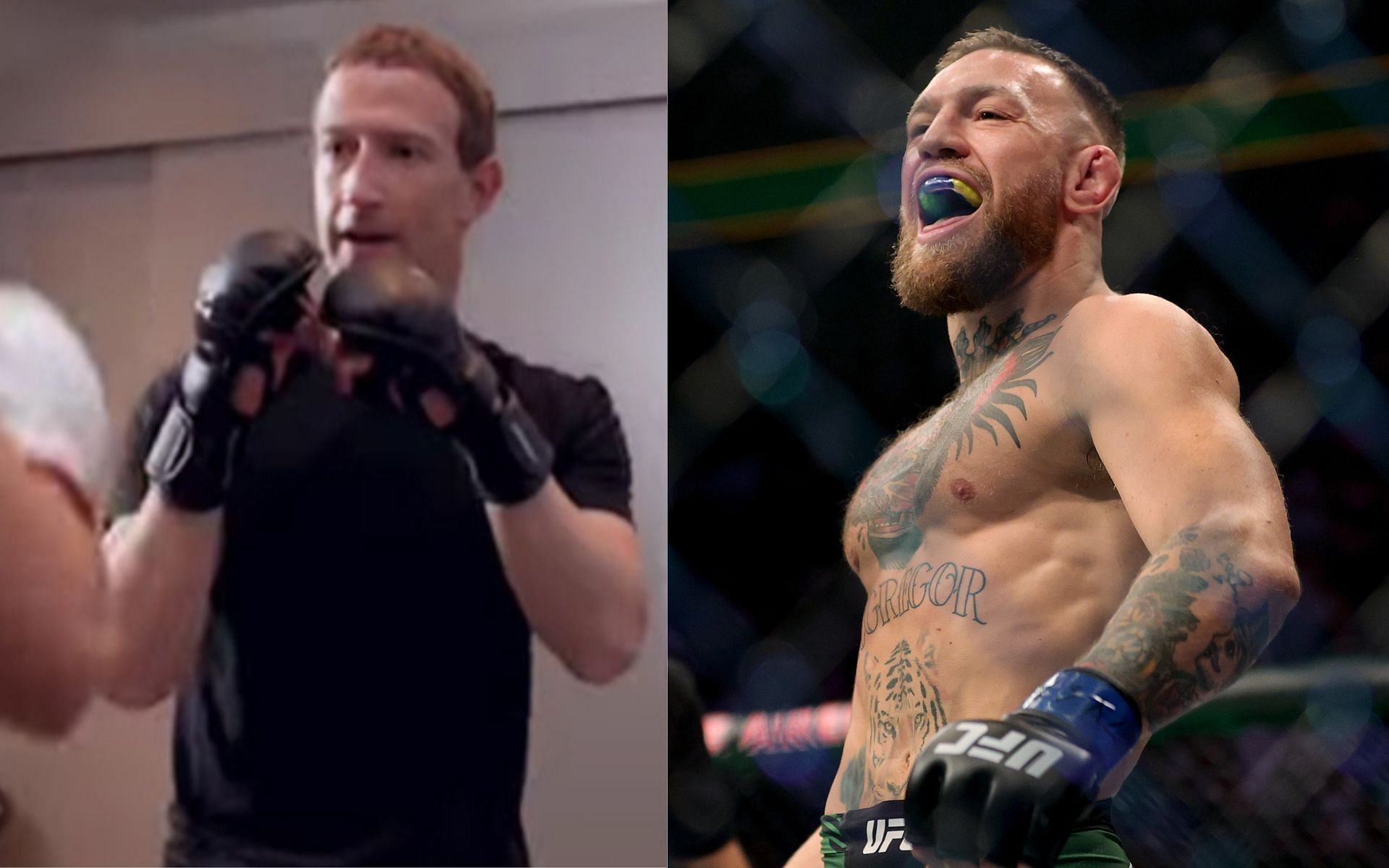 Mark Zuckerberg (left) and Conor McGregor (right). [Images courtesy: left image from Instagram @zuck and right image from Getty Images]