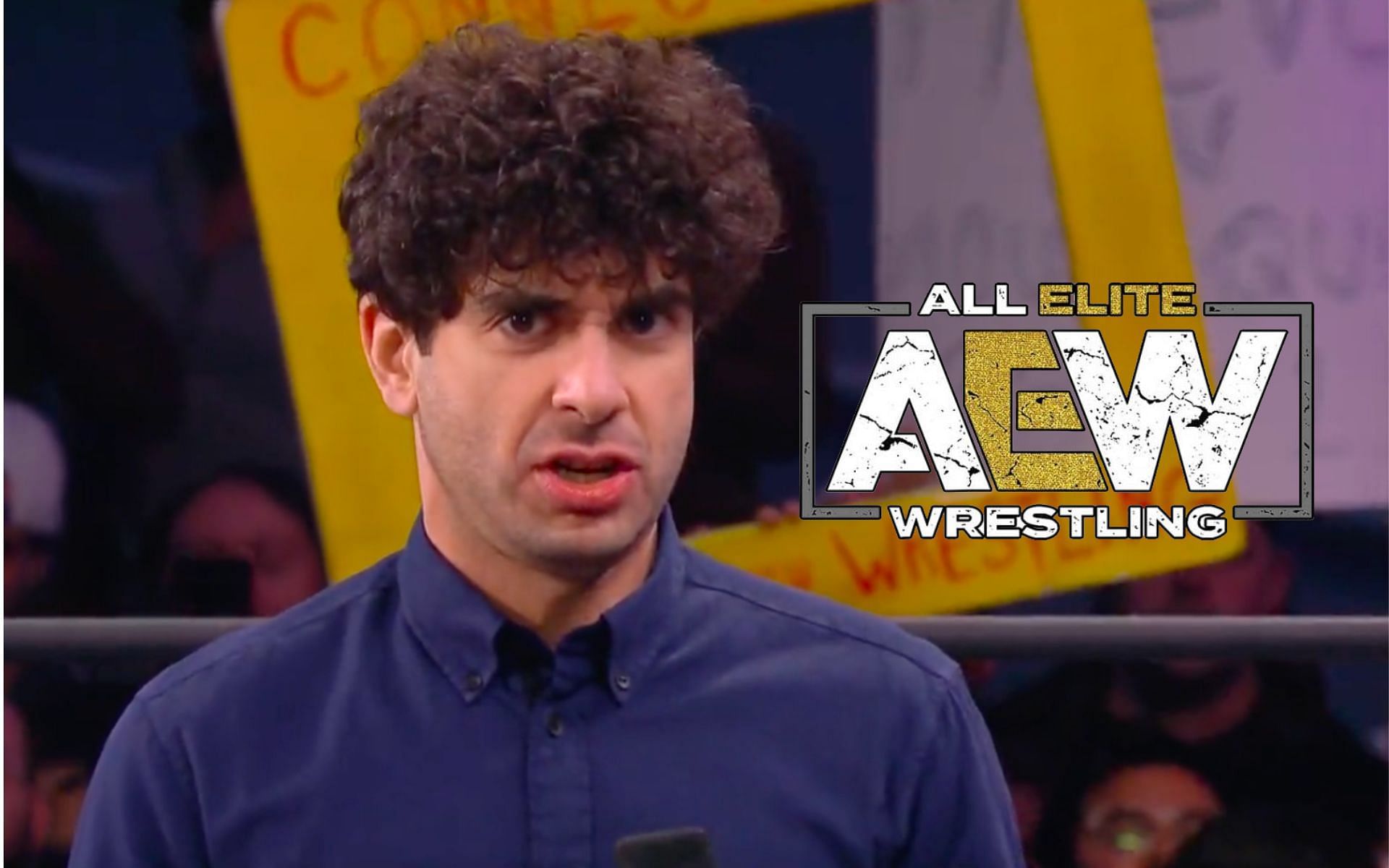 The president and CEO of All Elite Wrestling, Tony Khan. 