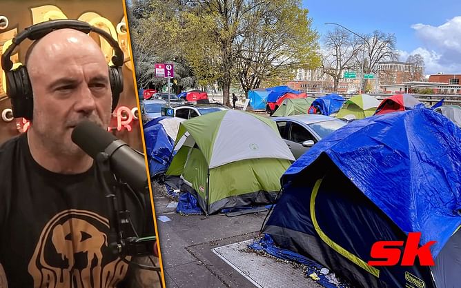 "They're cooking meth in a tent" - Joe Rogan says Portland's homeless crisis is "litter" and a "health hazard"
