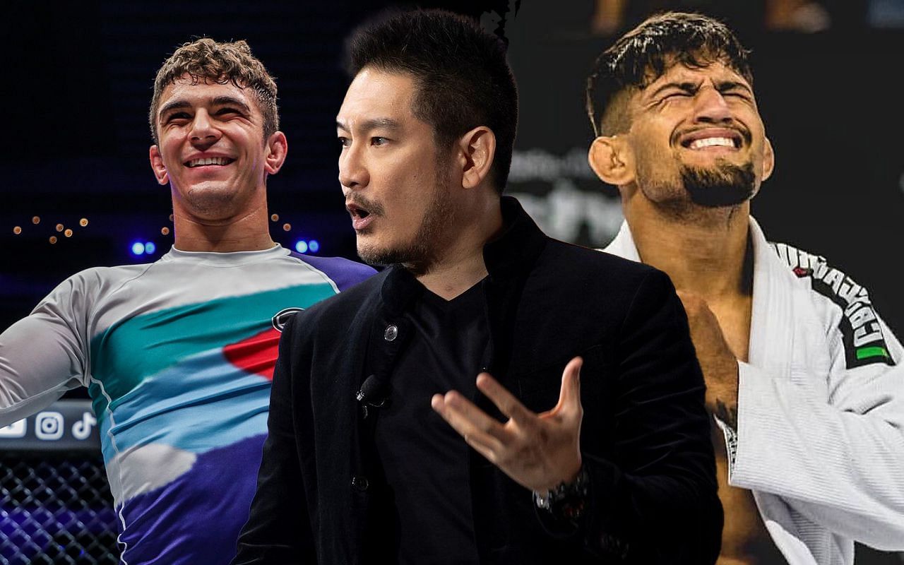 Mikey Musumeci (left), Chatri Sityodtong (middle), and Cleber Sousa (right) [Photo Credits: ONE Championship]