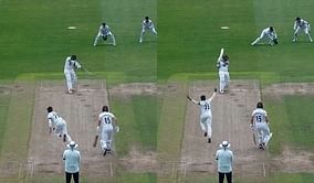 [WATCH] Indian pacer Mohammed Siraj dismisses Pakistan batter Imam-ul-Haq on county debut for Warwickshire