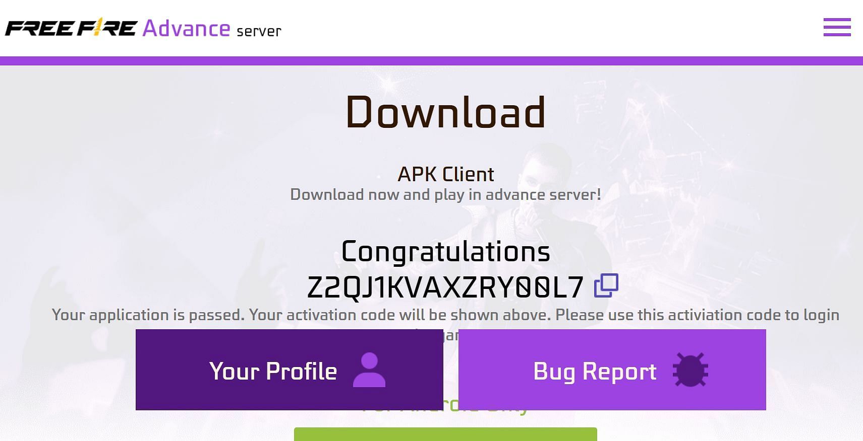 free fire advance server apk download ob47