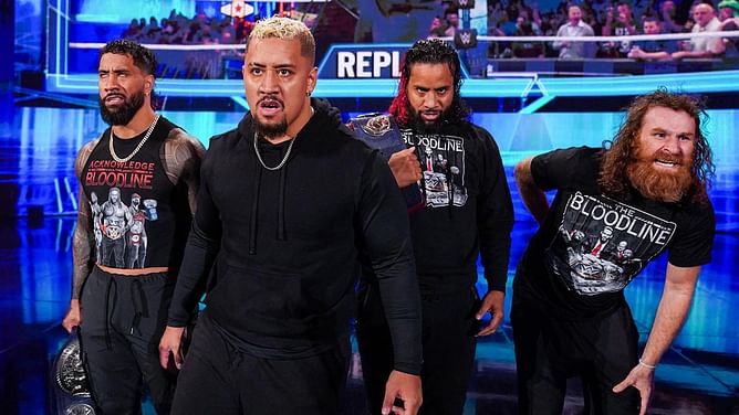 Sami Zayn clarifies situation about picture seemingly celebrating Bloodline member being stripped of a WWE title