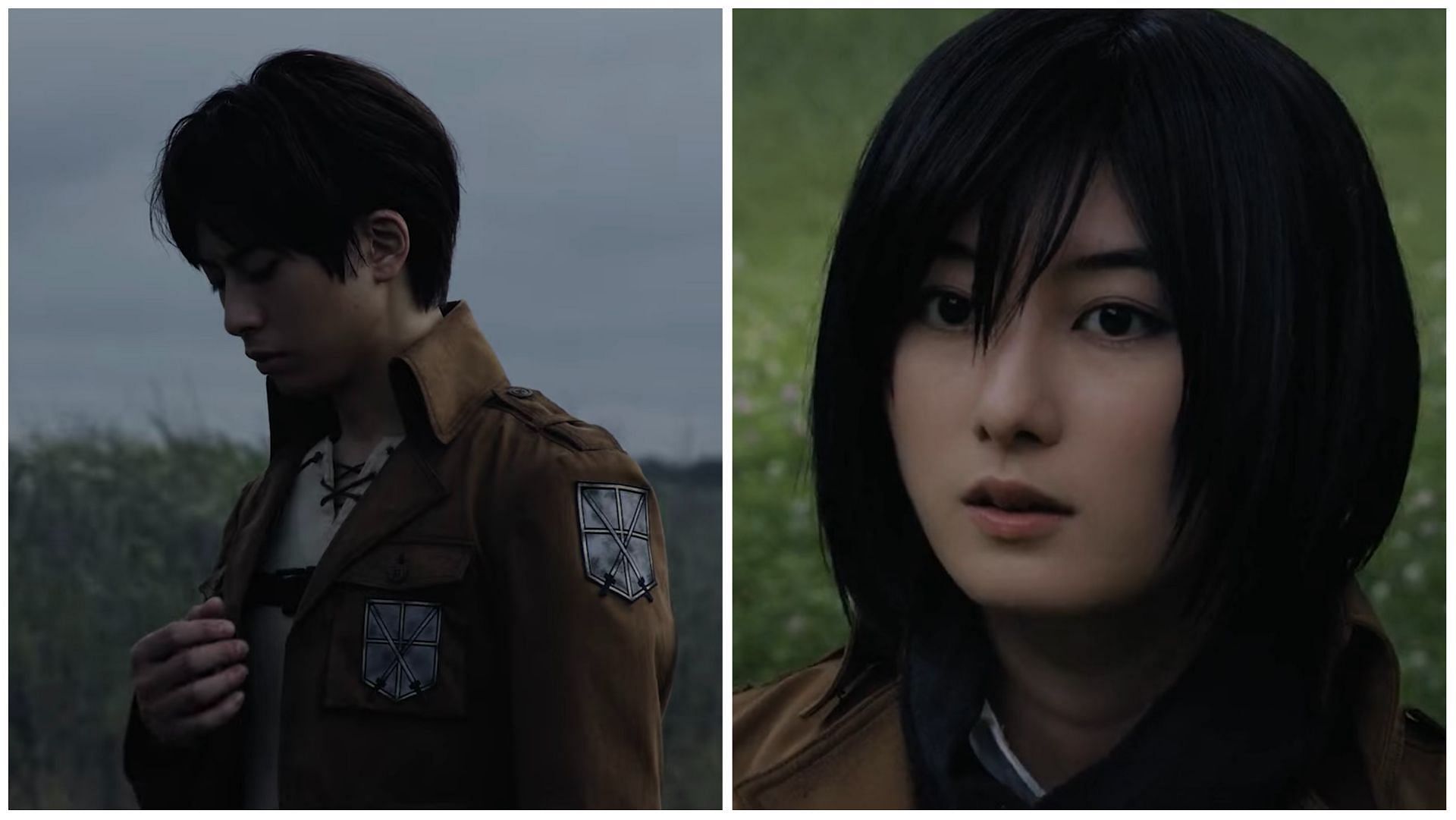 Fans react to Eren and Mikasa in the musical adaptation trailer (Image via Attack on Titan)
