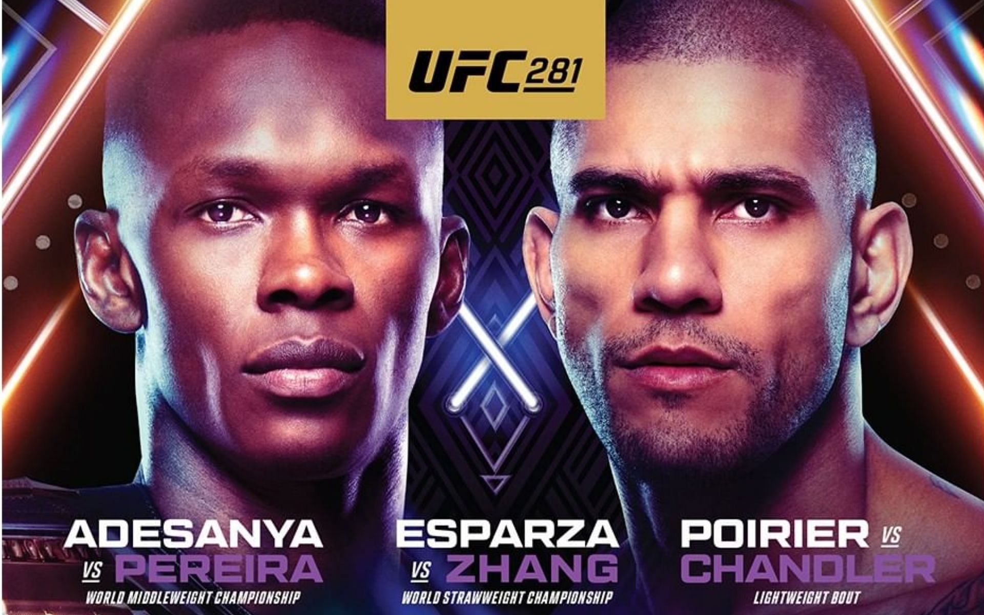 UFC 281 promotional poster [Images courtesy of @btsportufc on Twitter]