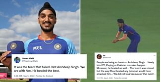 IND vs PAK 2022: "Shame on such people who are putting our own guys down" - Twitterati come out in support of Arshdeep Singh after dropped catch