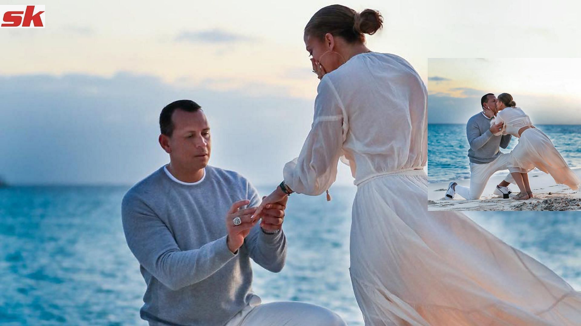 Alex Rodriguez went down on his knees to propose Jennifer Lopez in march 2019.