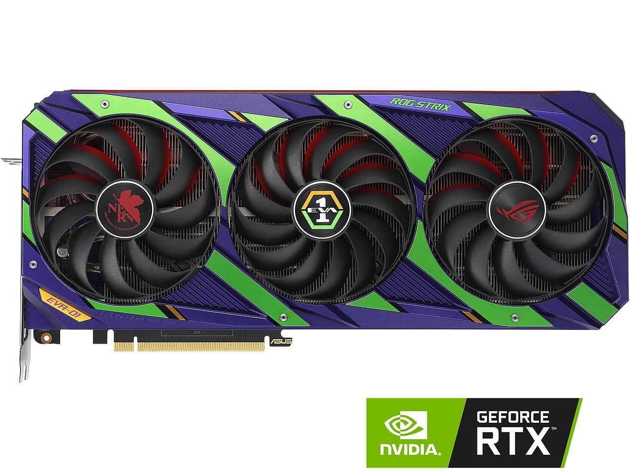 The ASUS ROG Strix Geforce RTX 3090 OC EVA Edition Gaming (Image via Newegg)