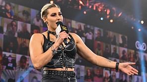 [Photo] Rhea Ripley poses with male WWE Superstar ahead of Clash at the Castle