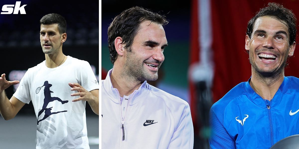 Novak Djokovic credited Roger Federer and Rafael Nadal for his growth as a player.