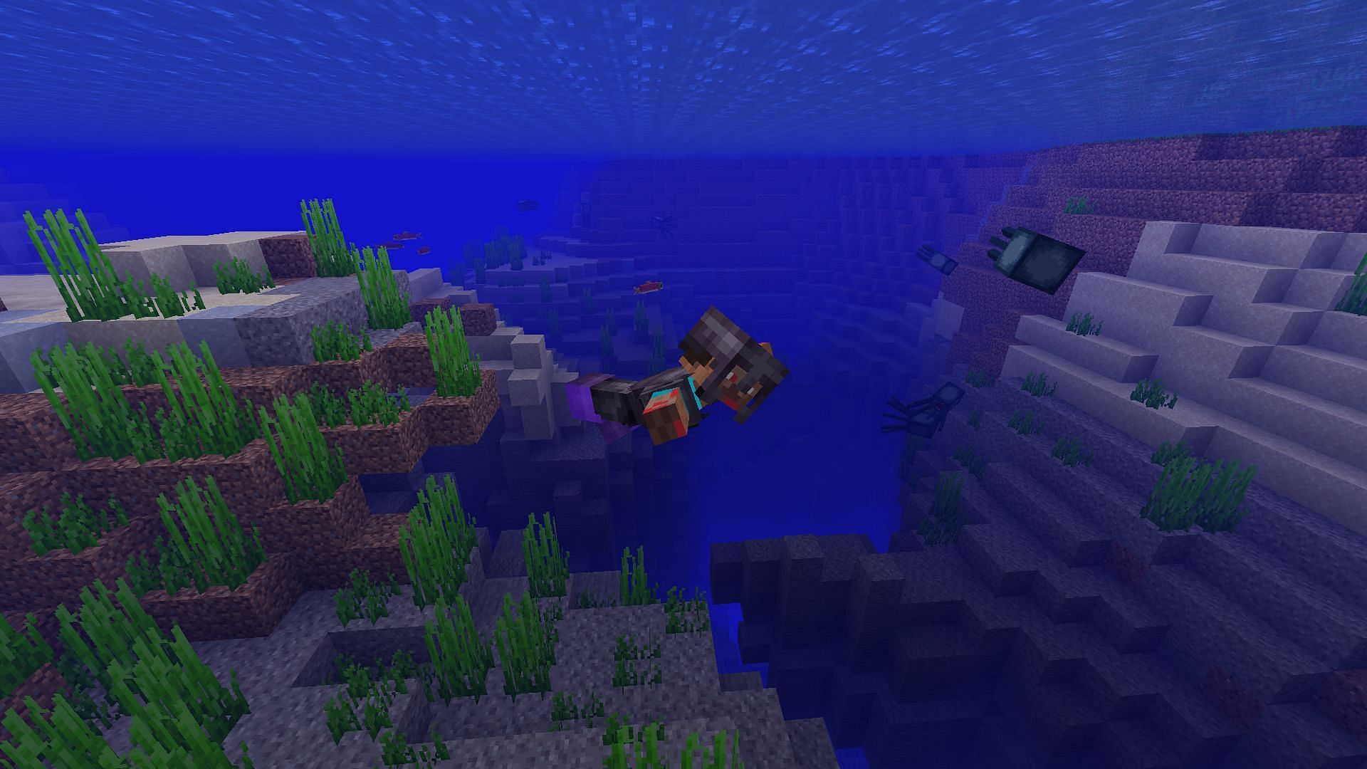 This enchantment allows players to swim a lot faster in Minecraft (Image via Mojang)