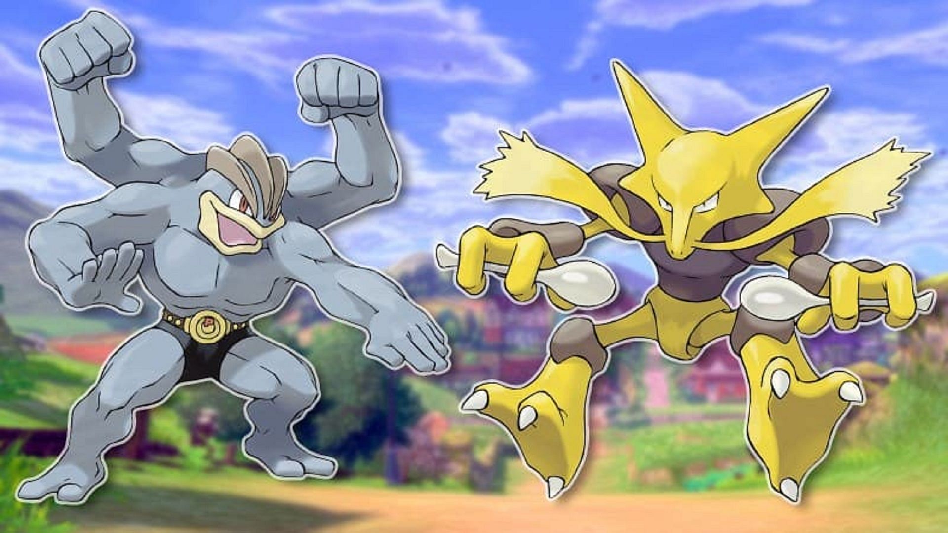 Machamp and Alakazam are the byproducts of trade-based evolution (Image via Niantic)