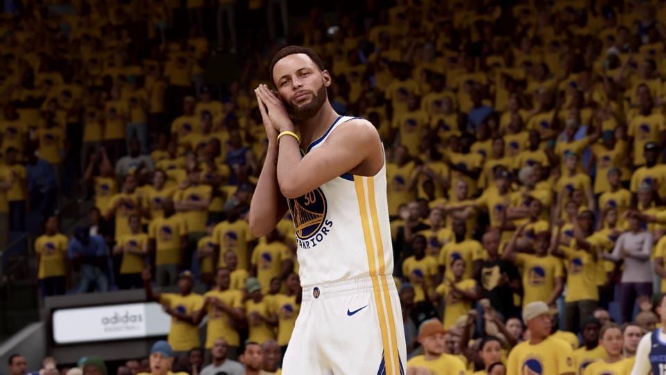Steph Curry of the Golden State Warriors as seen in NBA 2K23