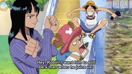 When does Franky join the Straw Hat Pirates crew?