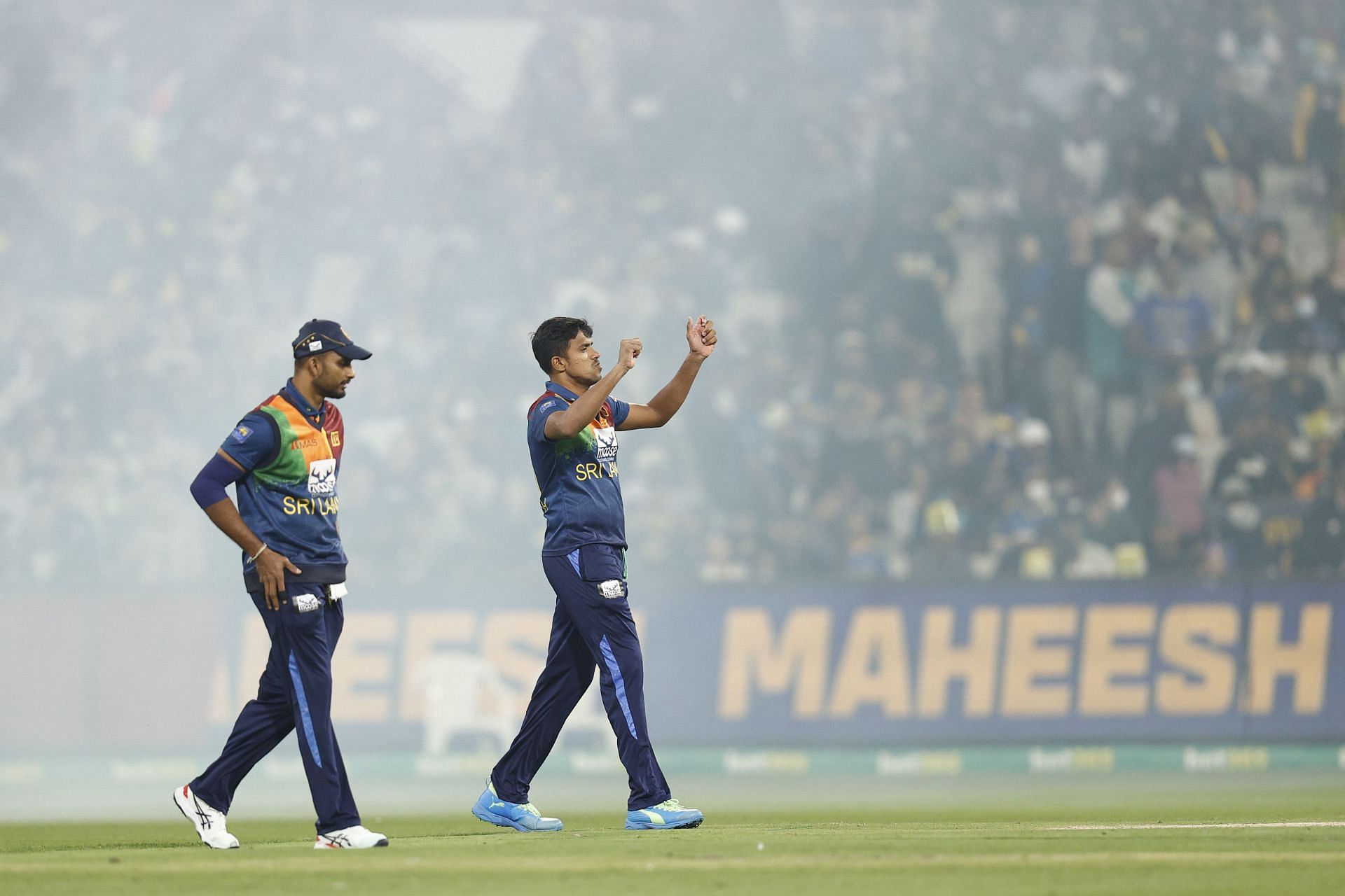 Can Maheesh Theekshana take Sri Lanka to the Asia Cup 2022 final? (Image: Getty)