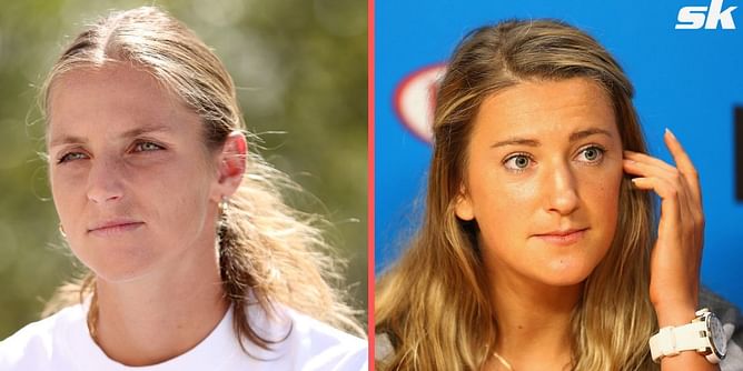 "I don't think the tour can actually do something about this, I think it's about the players" - Karolina Pliskova disagrees with Victoria Azarenka over widespread coach abuse on the WTA Tour
