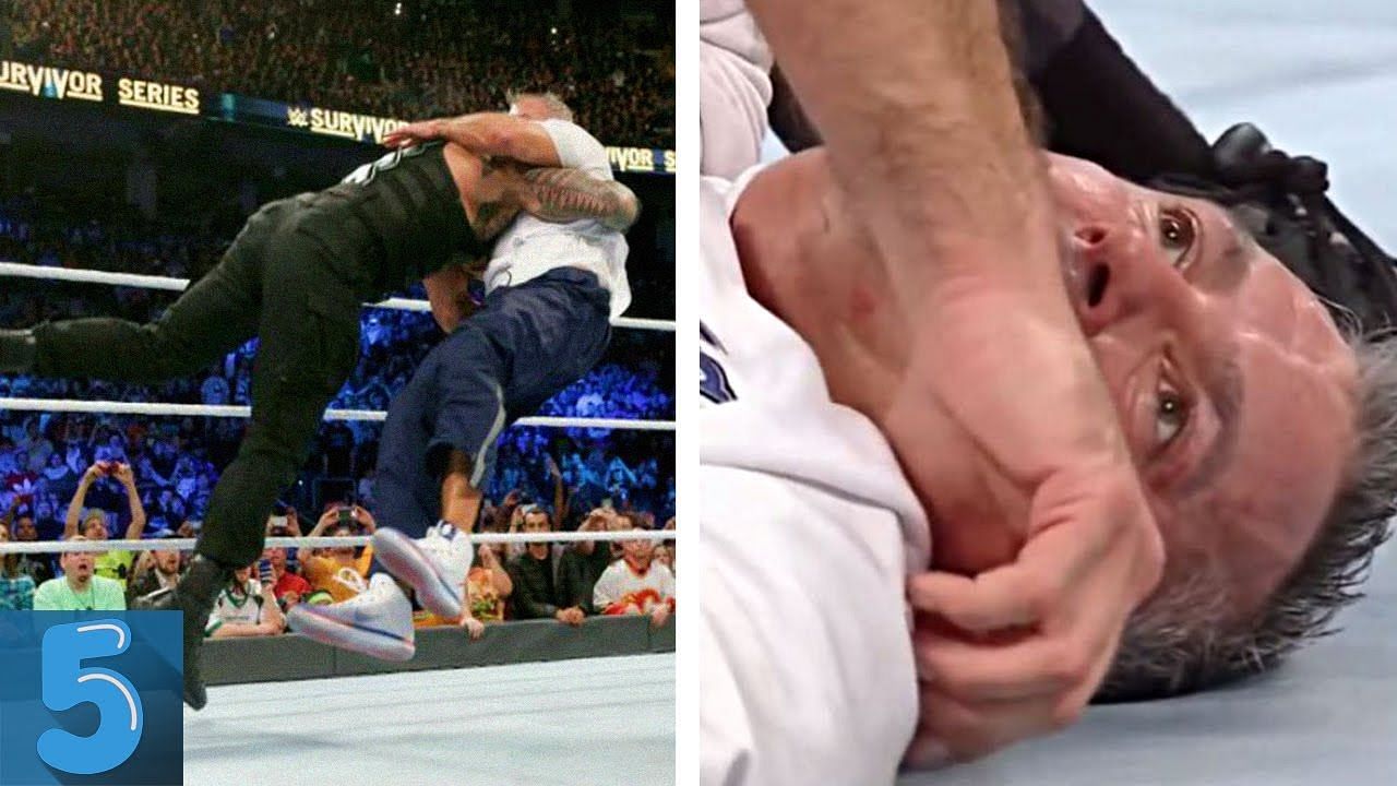 Shane McMahon was an unforutnate casuality of war, as he was knocked out cold by Roman Reigns at the 2016 Survivor Series.