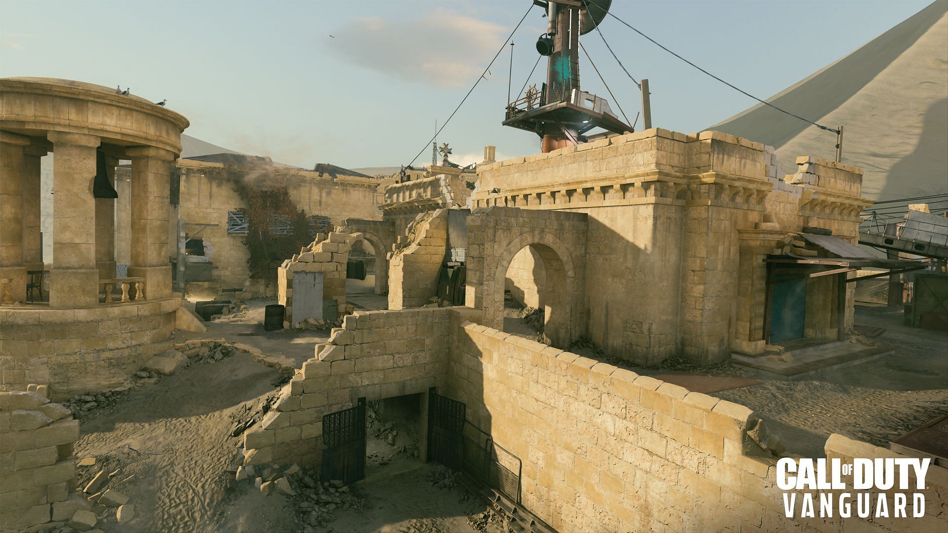 Fortress map for Call of Duty Vanguard (Image via Activision)