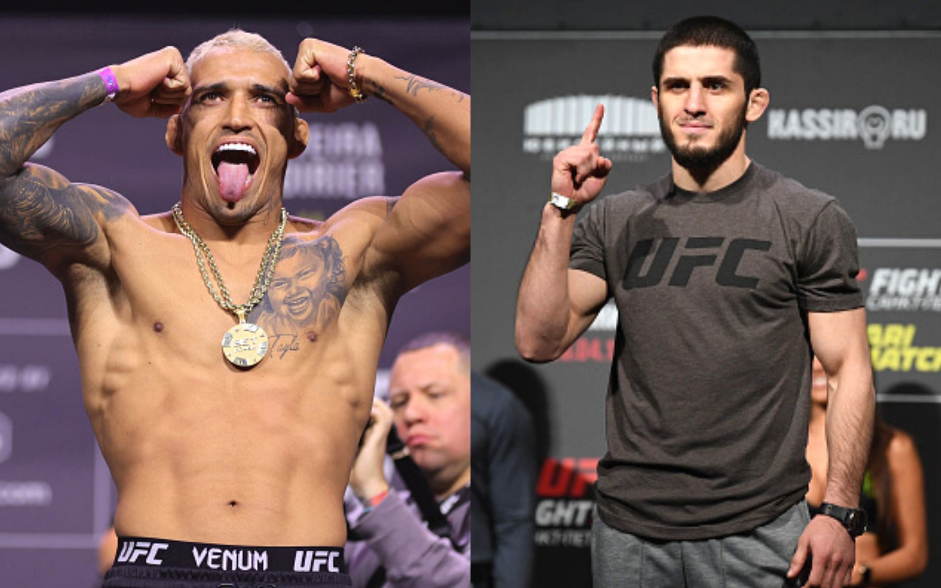 Charles Oliveira (left), Islam Makhachev (right) [Images courtesy: Getty]