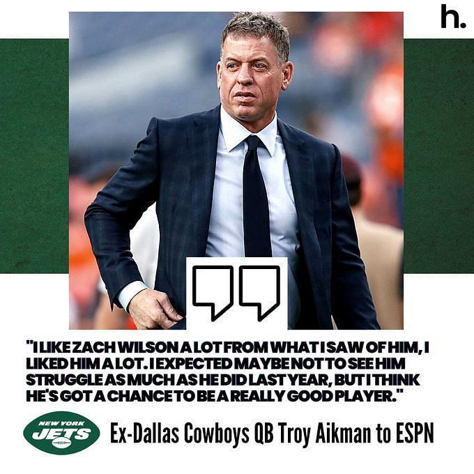 Troy Aikman on Zach Wilson: 'We don't give these guys much of a