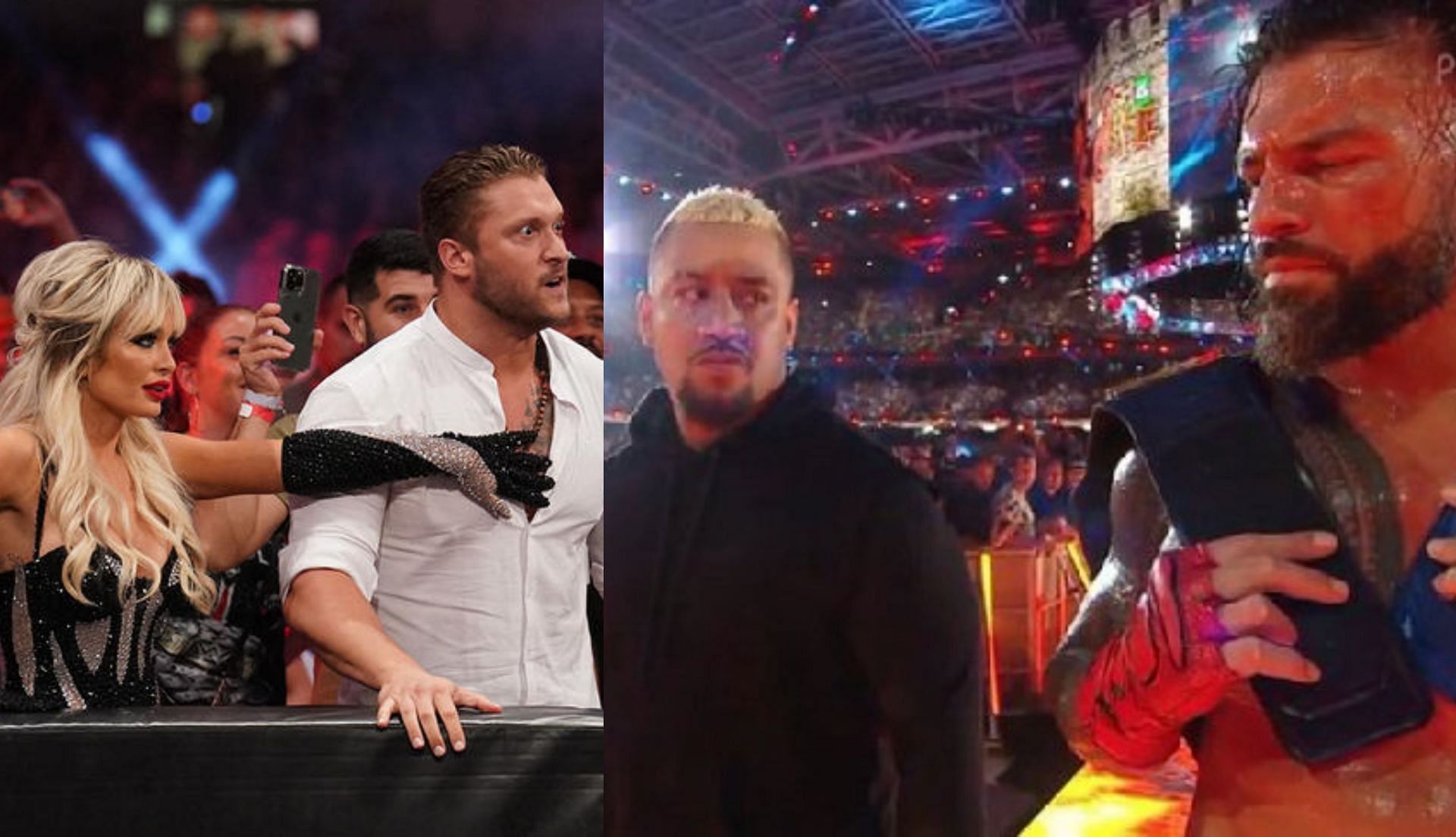 WWE Clash at the Castle में कई सुपरस्टार्स नजर आए