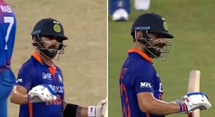 Asia Cup 2022: [WATCH] Virat Kohli finally ends 1000+ days century drought against Afghanistan, celebrates special knock with an autograph gesture